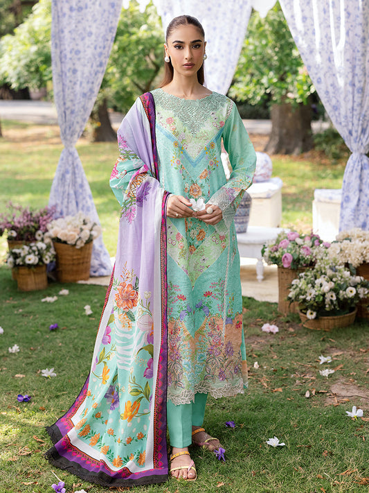 Schiffli Prinkari By Rajbari lawn Collection'25 05