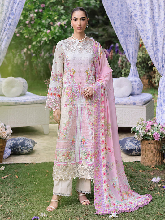 Schiffli Prinkari By Rajbari lawn Collection'25 07