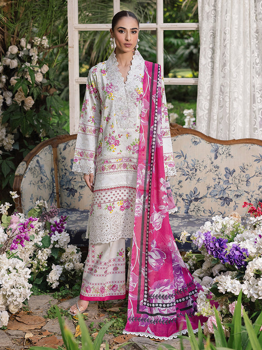 Schiffli Prinkari By Rajbari lawn Collection'25 02