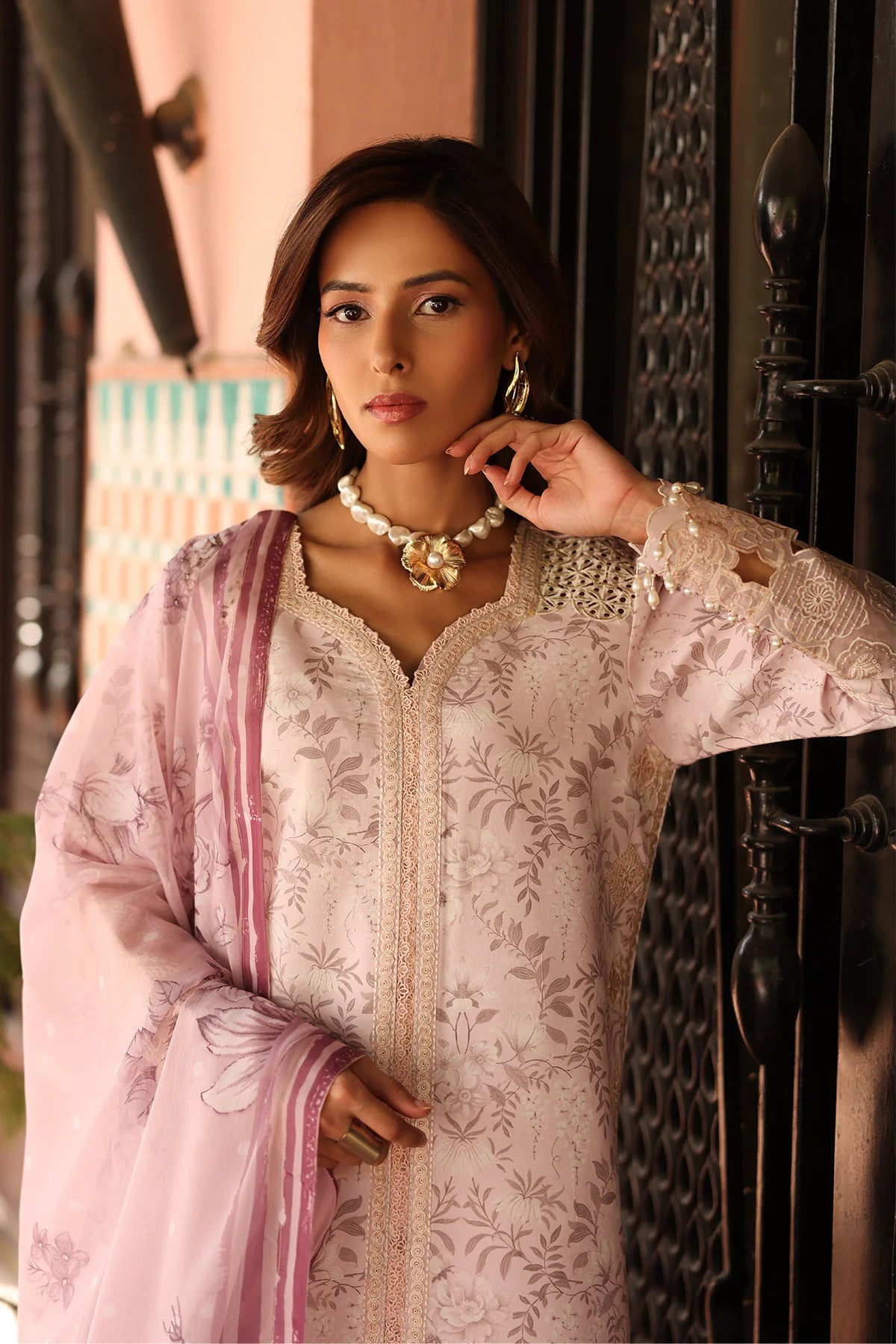 Embroidered Printed Festive Lawn by Alizeh D-AF-EPL-7040-ARUNA