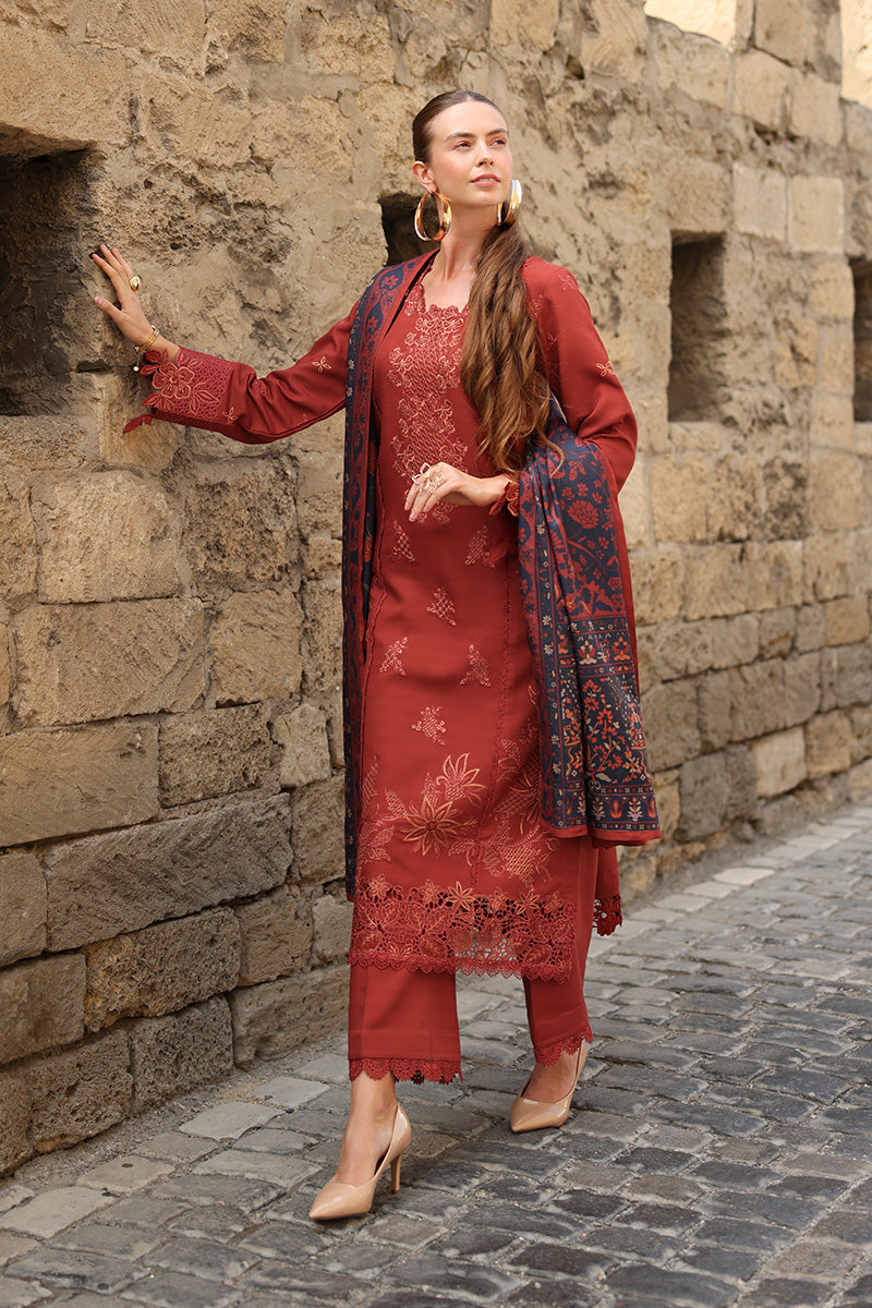 Carnation Luxury Shawl Edit'25 By Rang Rasiya ( Cardamom )