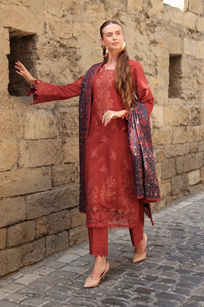 Carnation Luxury Shawl Edit'25 By Rang Rasiya ( Cardamom )