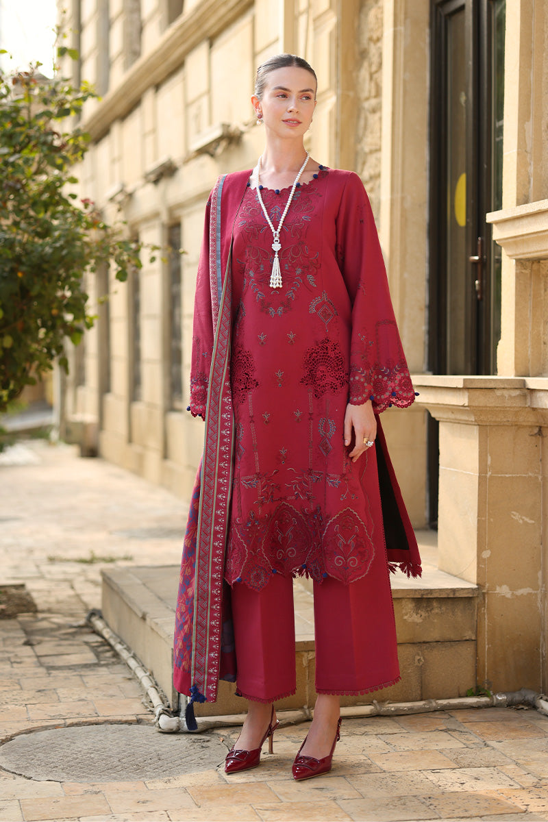 Carnation Luxury Shawl Edit'25 By Rang Rasiya ( Mocha )