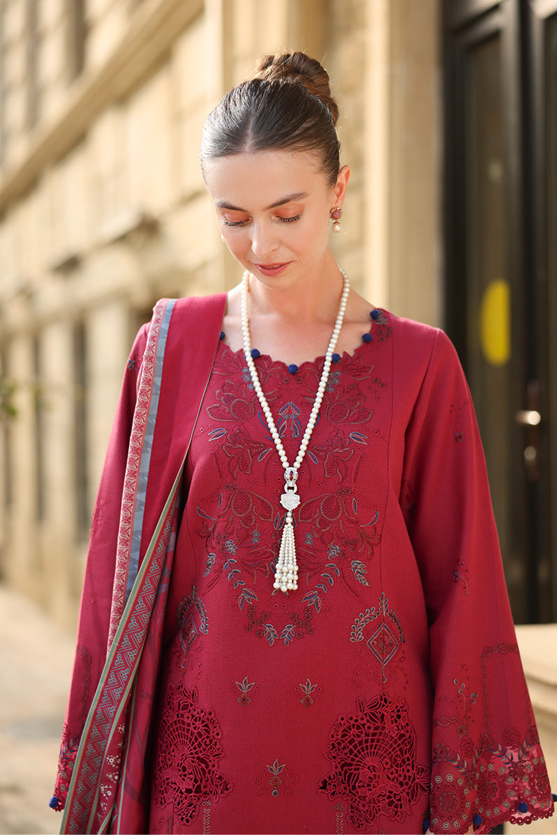 Carnation Luxury Shawl Edit'25 By Rang Rasiya ( Mocha )