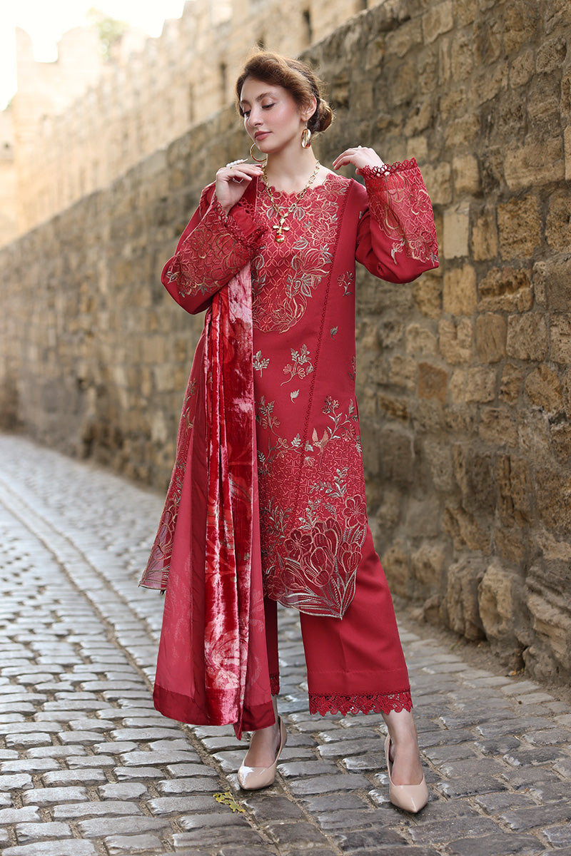 Carnation Luxury Shawl Edit'25 By Rang Rasiya ( Cold Brew )