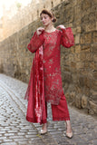 Carnation Luxury Shawl Edit'25 By Rang Rasiya ( Cold Brew )