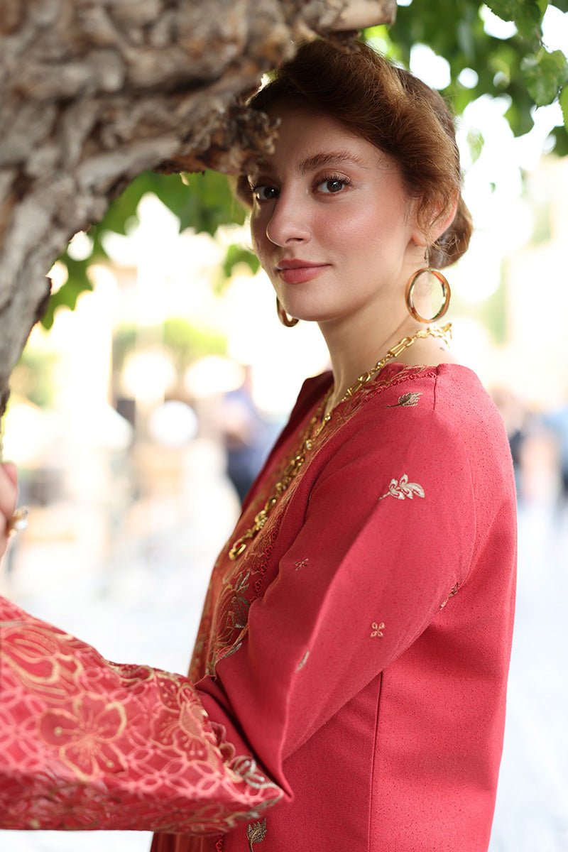 Carnation Luxury Shawl Edit'25 By Rang Rasiya ( Cold Brew )