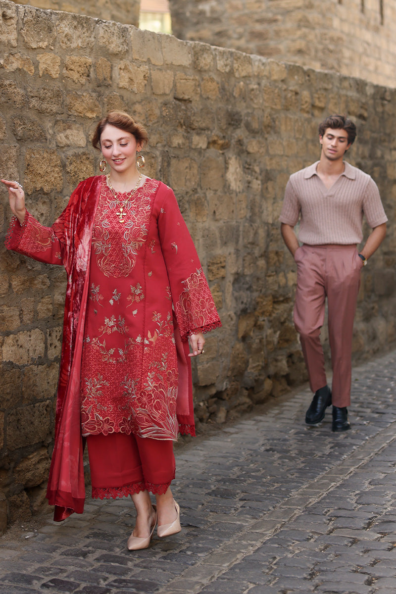 Carnation Luxury Shawl Edit'25 By Rang Rasiya ( Cold Brew )