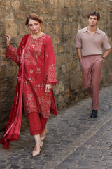 Carnation Luxury Shawl Edit'25 By Rang Rasiya ( Cold Brew )