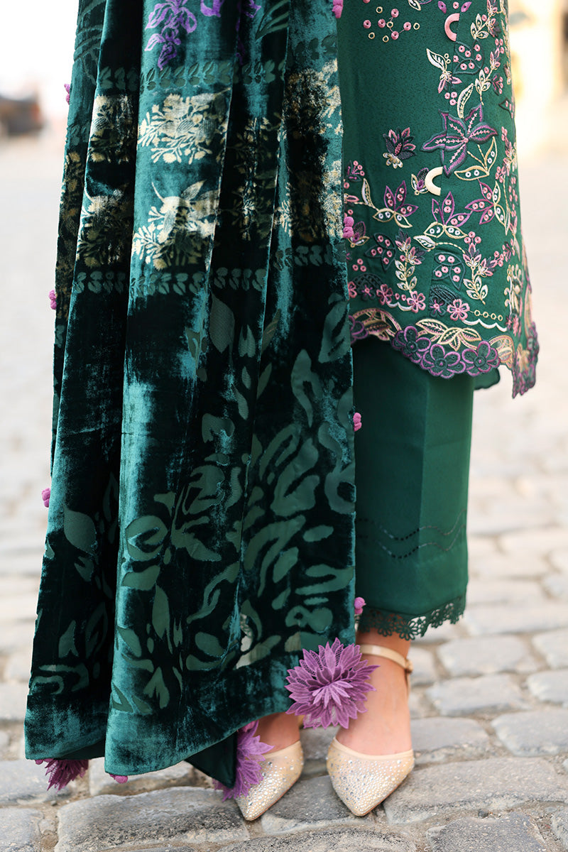 Carnation Luxury Shawl Edit'25 By Rang Rasiya ( Matcha )