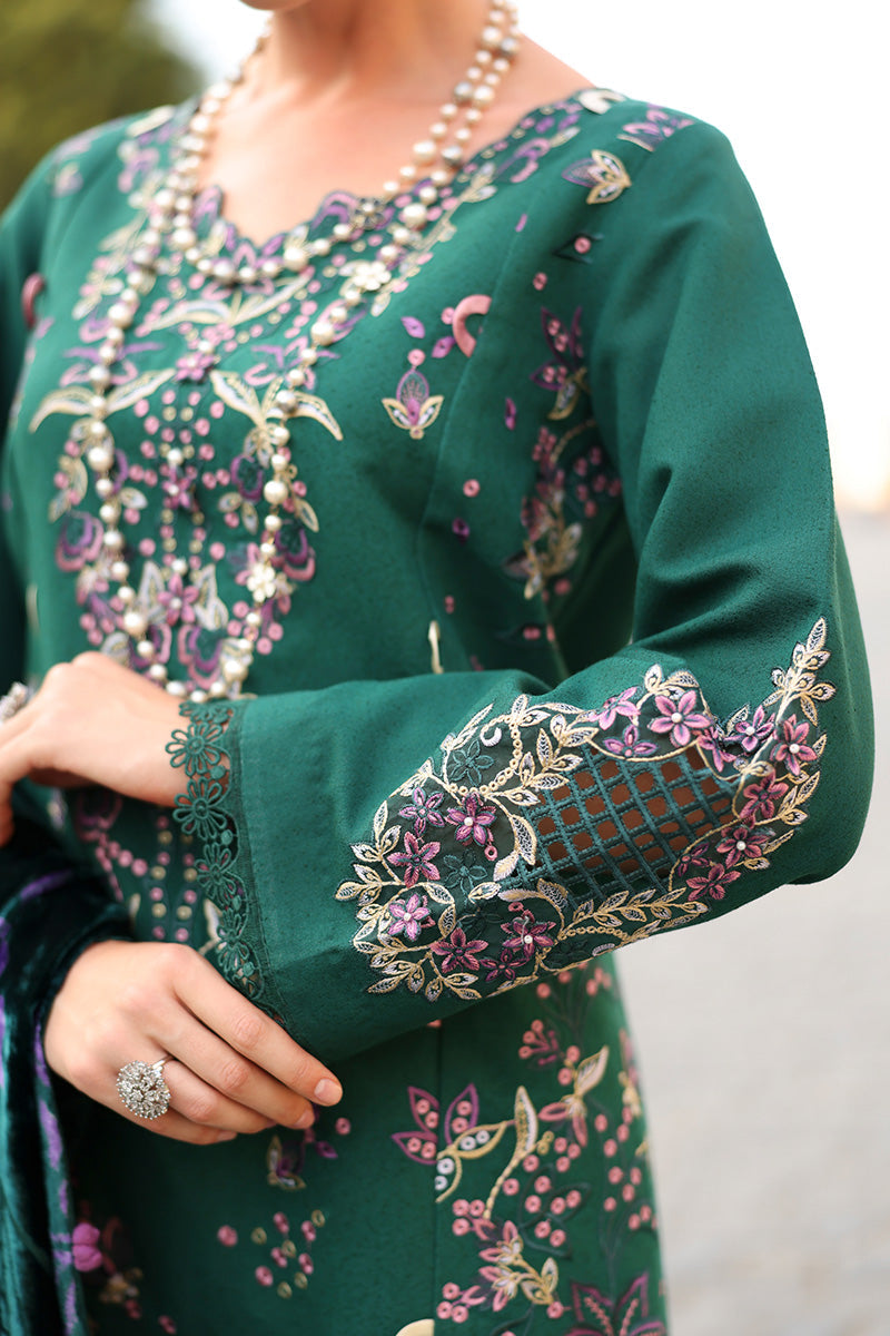 Carnation Luxury Shawl Edit'25 By Rang Rasiya ( Matcha )