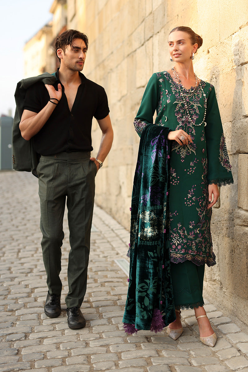 Carnation Luxury Shawl Edit'25 By Rang Rasiya ( Matcha )