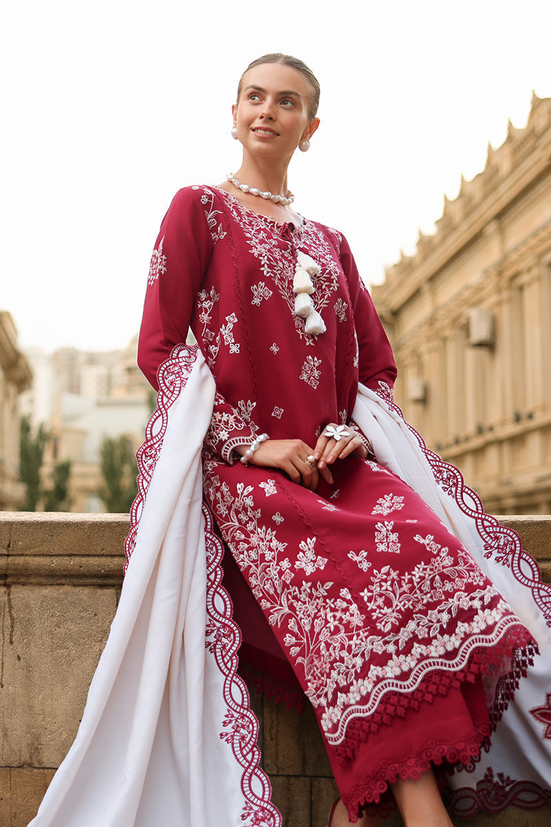 Carnation Luxury Shawl Edit'25 By Rang Rasiya ( Rose )