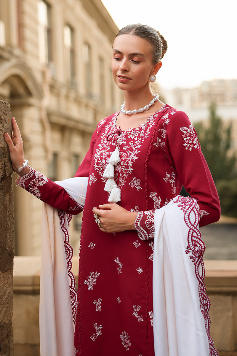 Carnation Luxury Shawl Edit'25 By Rang Rasiya ( Rose )