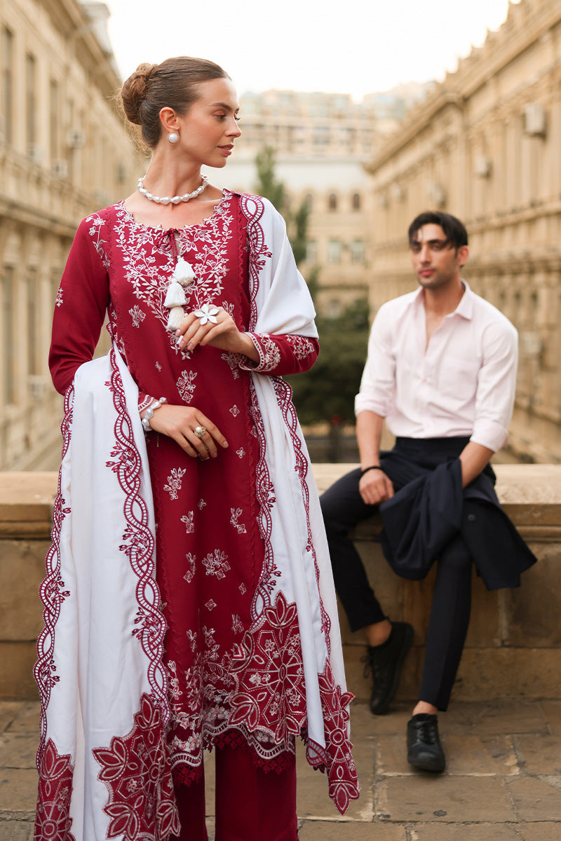 Carnation Luxury Shawl Edit'25 By Rang Rasiya ( Rose )