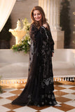 Tea Affair Embroidered Chiffon by Maria.B (MPC-26-101-Black)