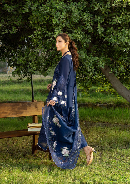 LUXURY LAWN BY ELAF PREMIUM (ELY-4B BLUE BELLE)