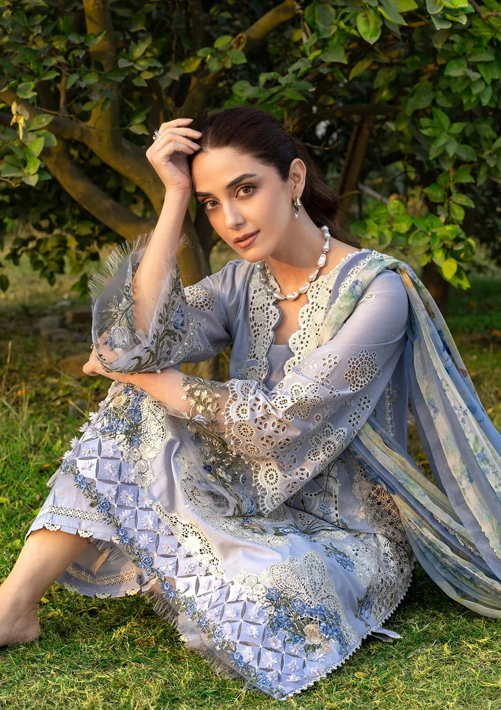 LUXURY LAWN BY ELAF PREMIUM (ELY-12 SKY BLISS)