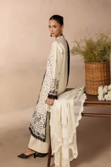 Sareen Premium Viscose Chikankari By RajBari ( 01 )