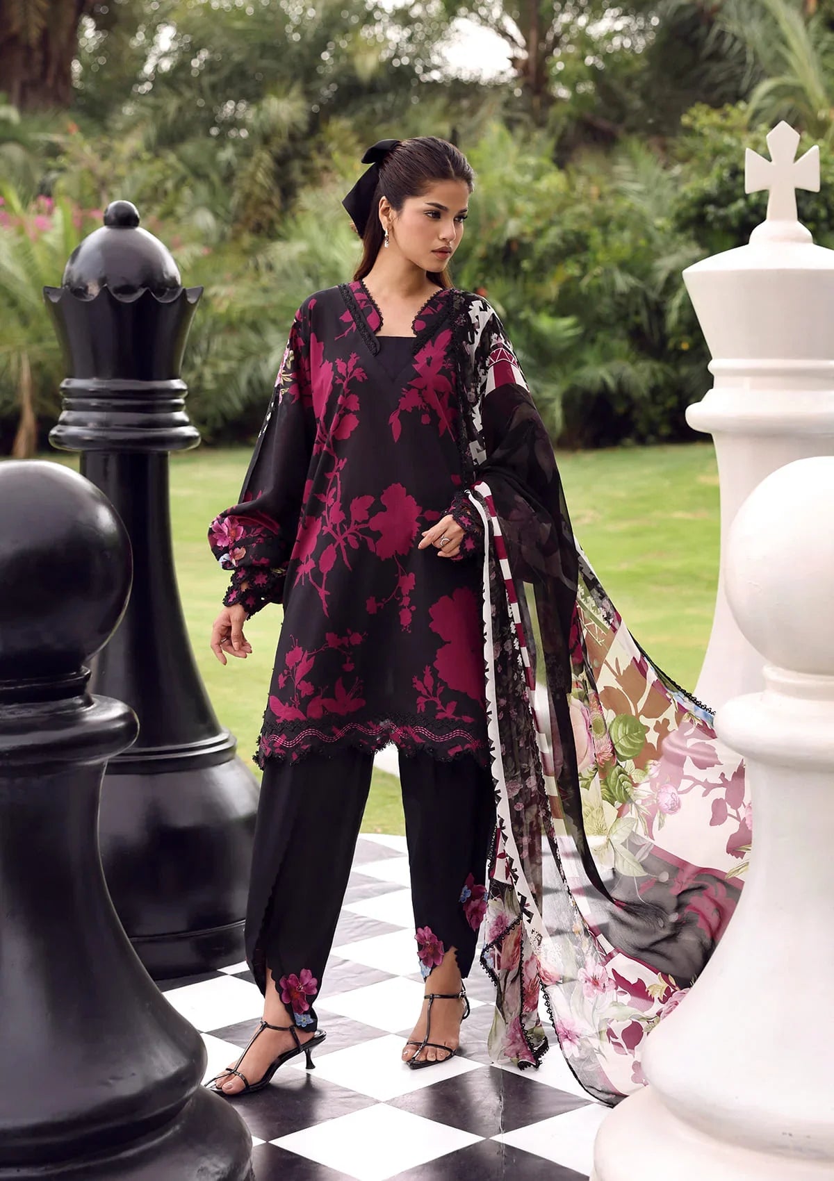 BELLADORE - PRINTS CHIFFON '26 By Elaf Premium (EPA-4A SCARLET)