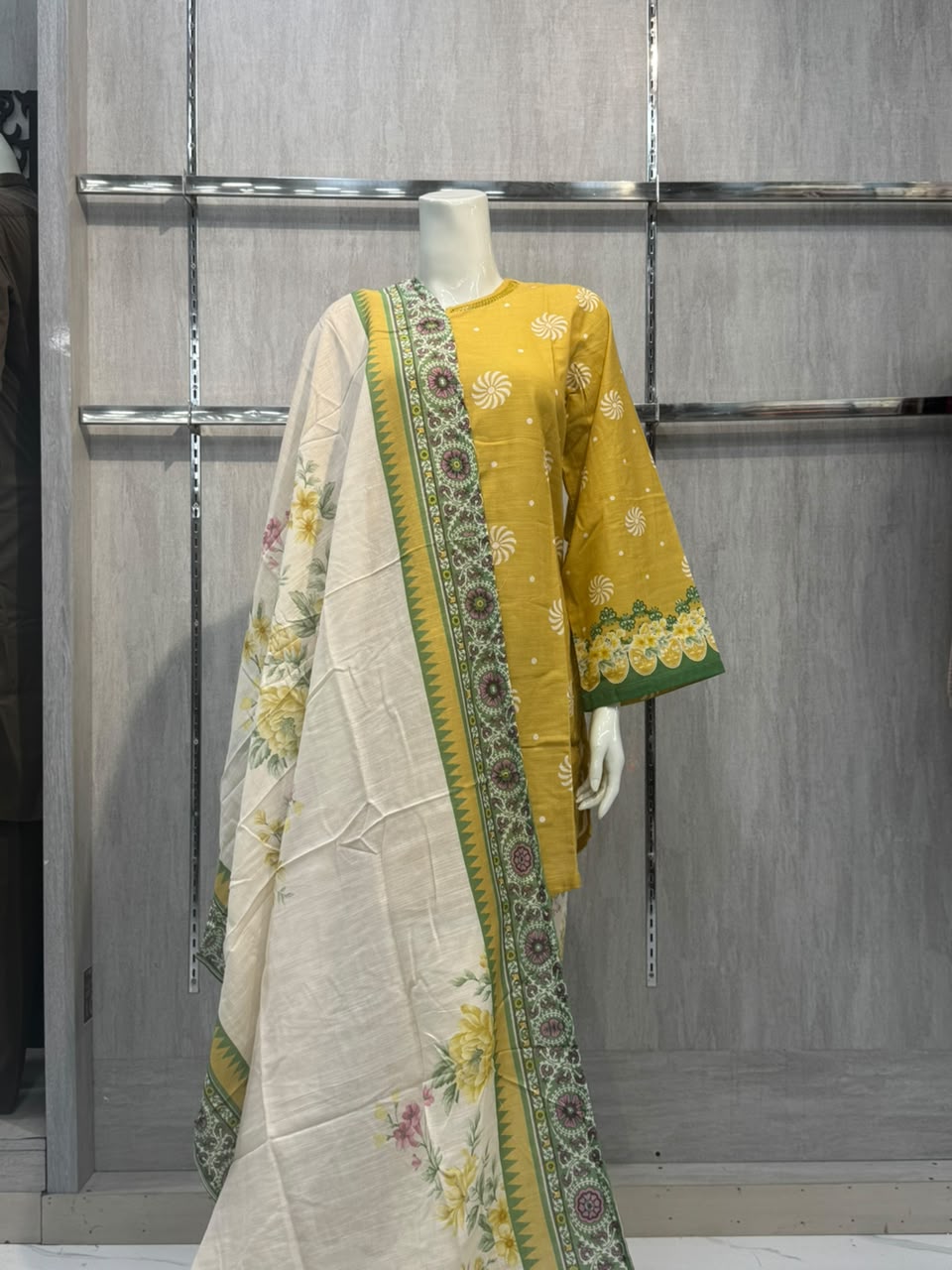 3Pc  Ready To Wear Khaddar By Sadabahar (D-03)