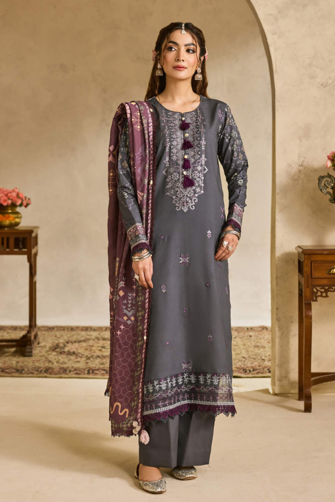 ONE Nation by Florent Embroidered Winter Collection 2025 (D-11)