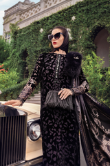 3 Piece Unstitched Embroidered Palachi Suit ( WL-1301 )