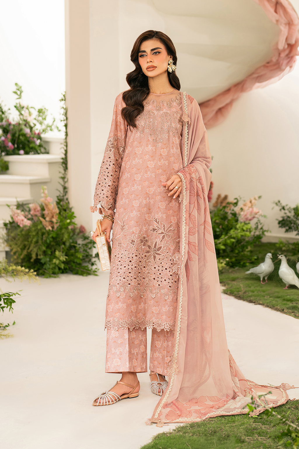 Iznik Festive Embroidered Lawn Edition '25 IFE-12