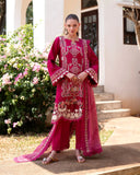 Afsana By Nofha Lawn`25 PINKRUBY