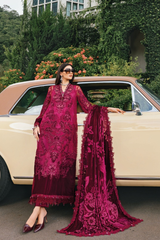 3 Piece Unstitched Embroidered Chantilly Suit ( WL-1308 )