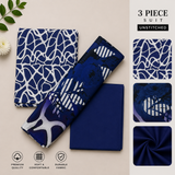 3pc digital printed lawn D-02