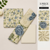3pc digital printed lawn D-34