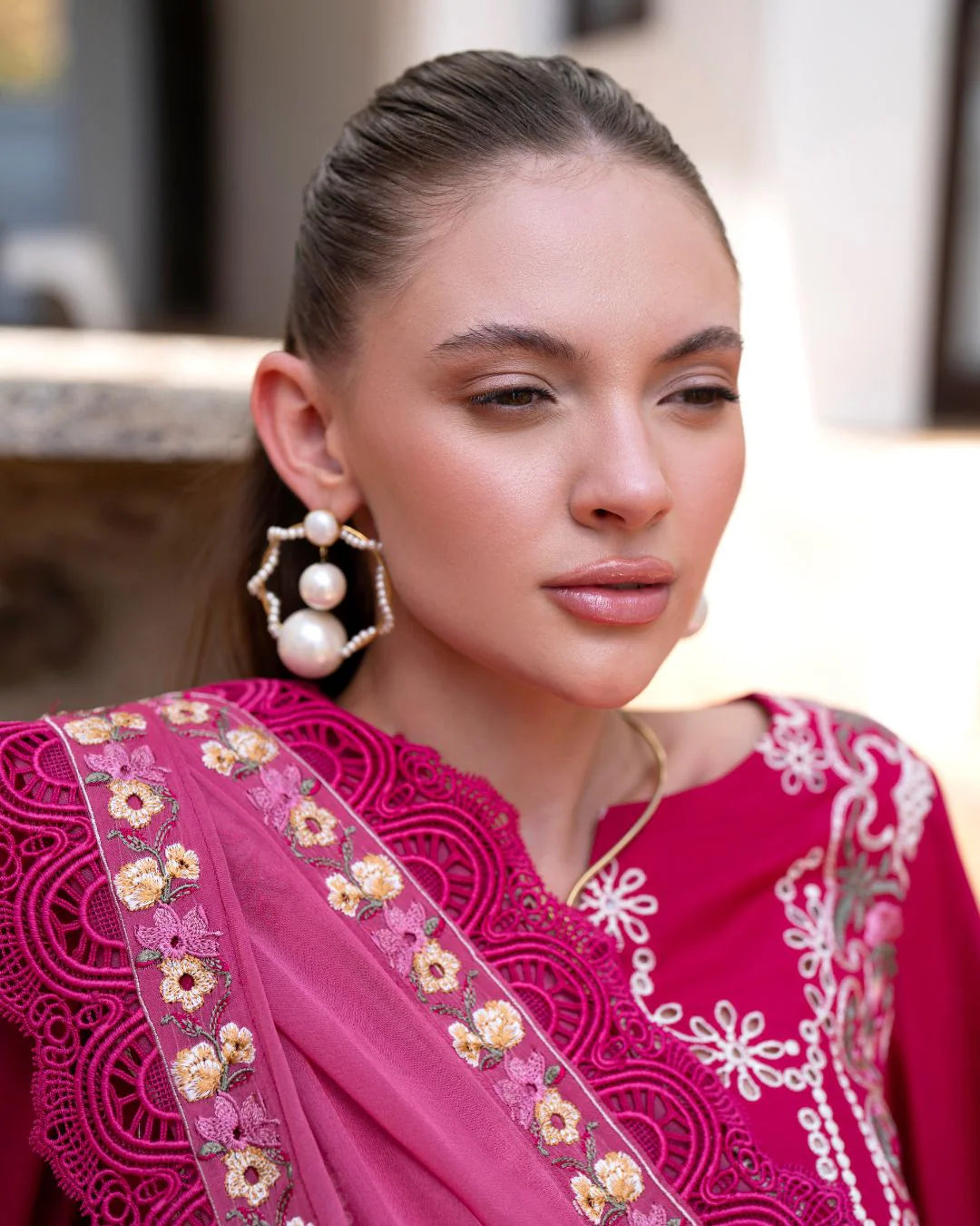Afsana By Nofha Lawn`25 PINKRUBY