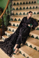 3 Piece Unstitched Embroidered Linen Suit ( WL-1307 )