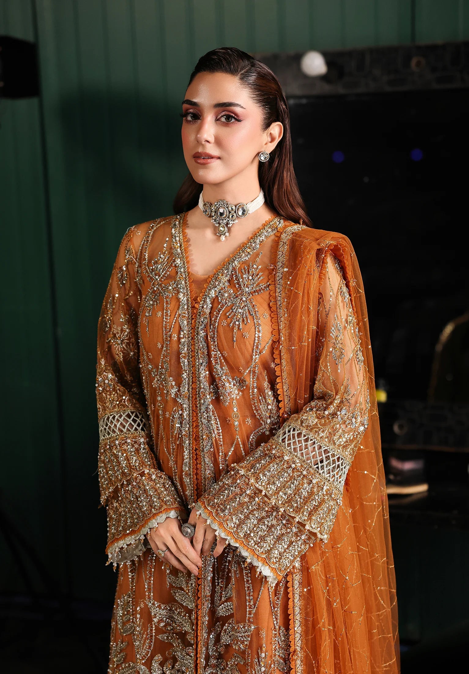 ELAF STARDOM FORMAL HANDWORK 25 ( ESH-09 SAFFRON )