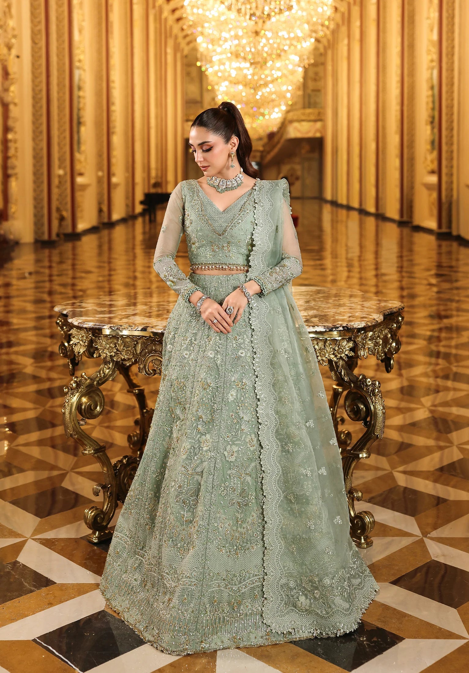 ELAF STARDOM FORMAL HANDWORK 25 ( ESH-03 LIME LIGHT )