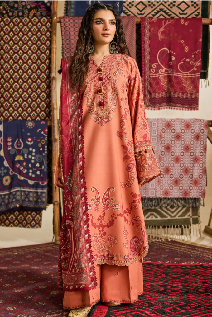 ONE Nation by Florent Embroidered Winter Collection 2025 (D-02)