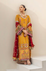 Zainab by Mashq Premium (Canary Yellow QFD-0062)