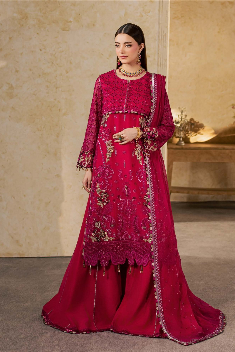 Heirloom Edit-I By Maryum And Maria Luxury Unstitched Collection (CRIMSON SPELL MSU 6933)