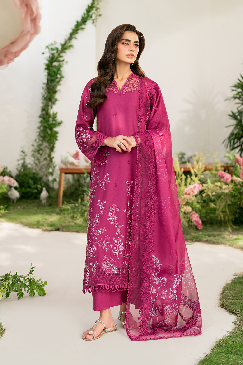 Iznik Festive Embroidered Lawn Edition '25 IFE-07