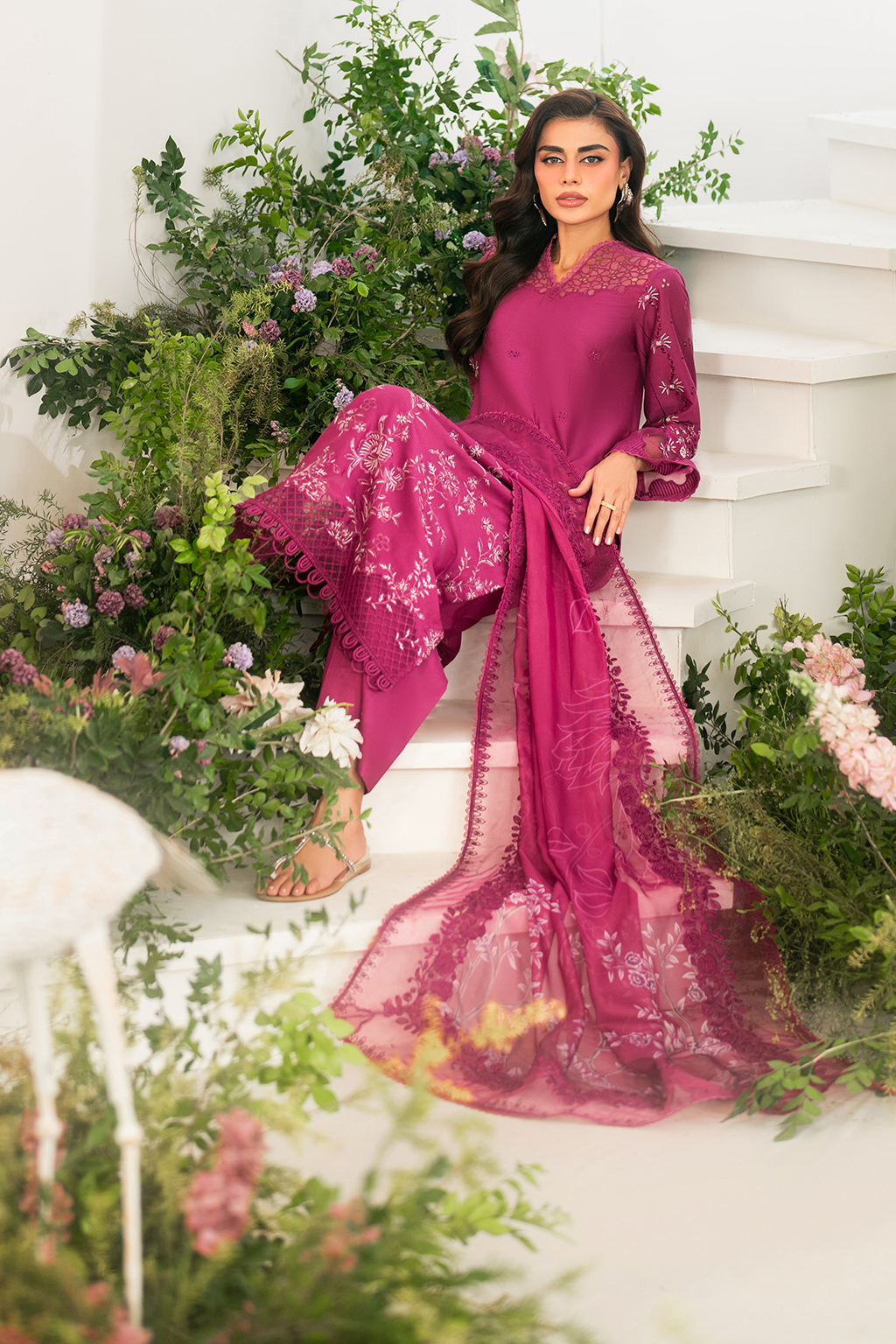 Iznik Festive Embroidered Lawn Edition '25 IFE-07