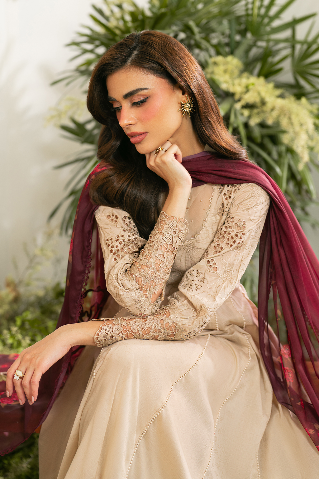 Iznik Festive Embroidered Lawn Edition '25 IFE-02