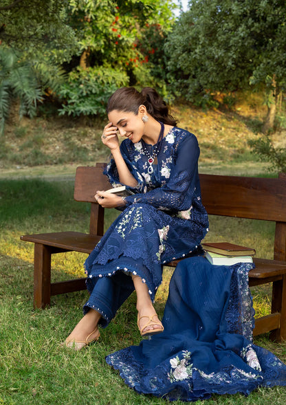 LUXURY LAWN BY ELAF PREMIUM (ELY-4B BLUE BELLE)