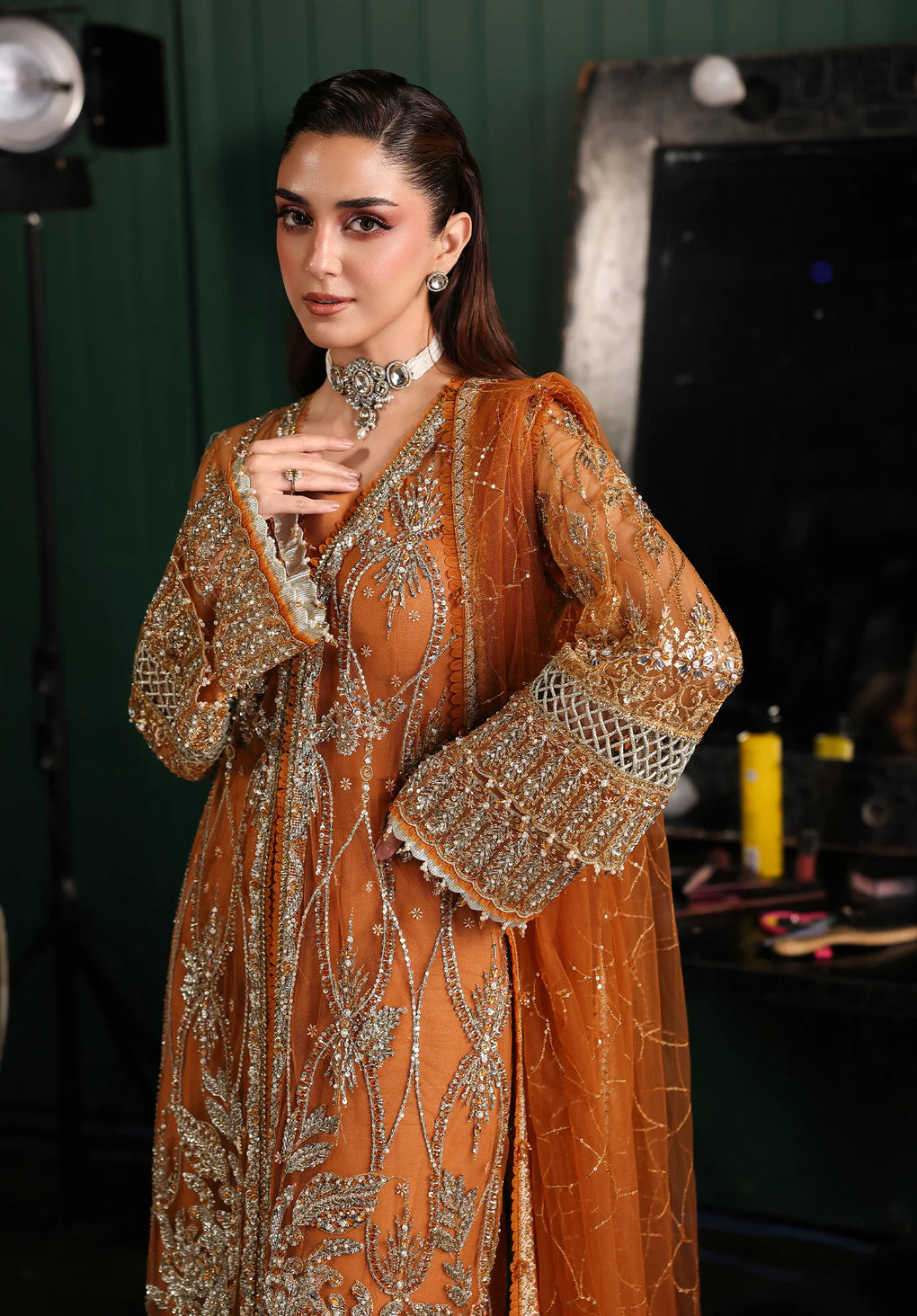 ELAF STARDOM FORMAL HANDWORK 25 ( ESH-09 SAFFRON )