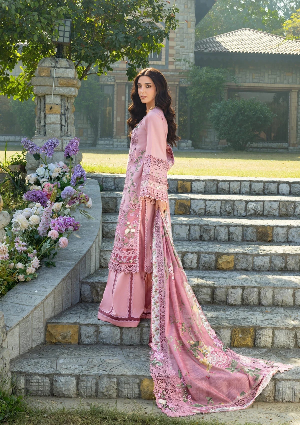 LUXURY LAWN BY ELAF PREMIUM (ELY-09 ROSEE)