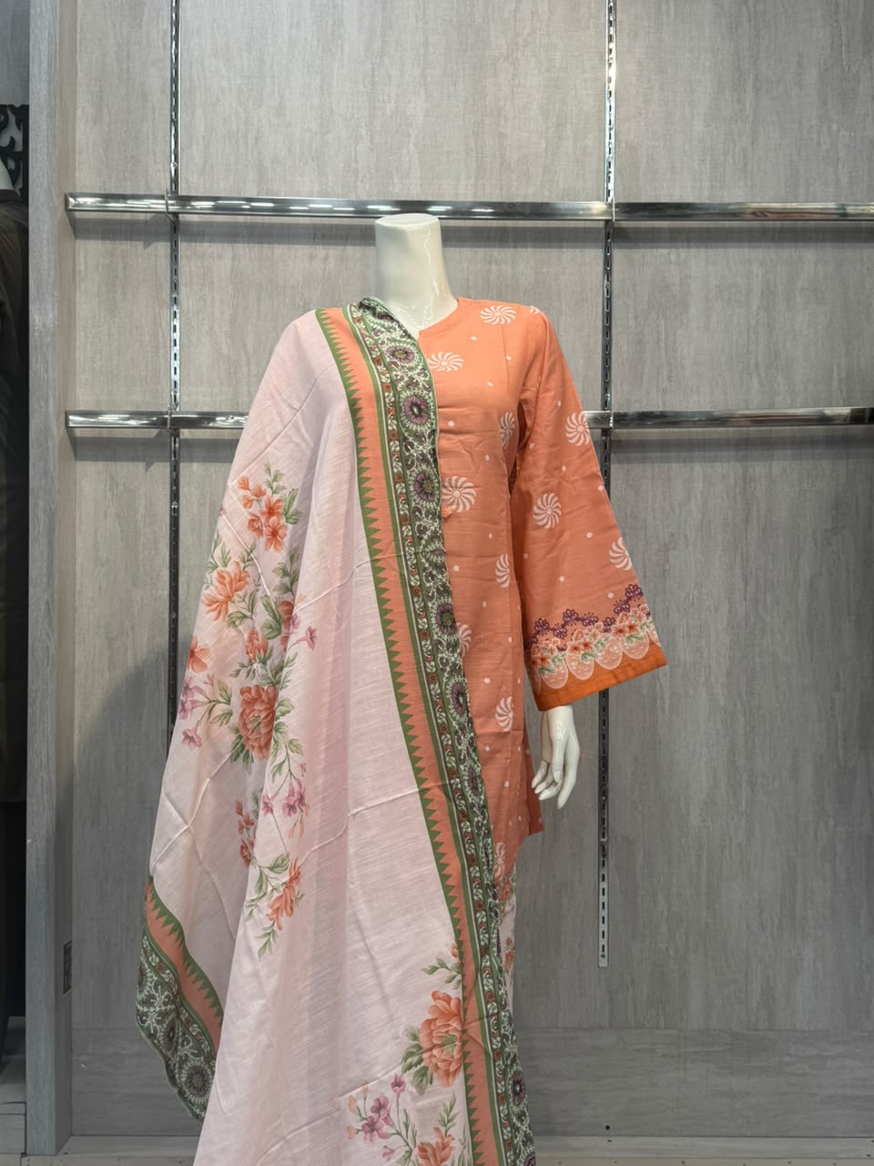 3Pc  Ready To Wear Khaddar By Sadabahar (D-04)