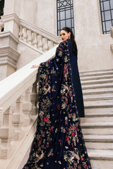 3 Piece Unstitched Embroidered Twill Linen Suit ( WL-1312 )