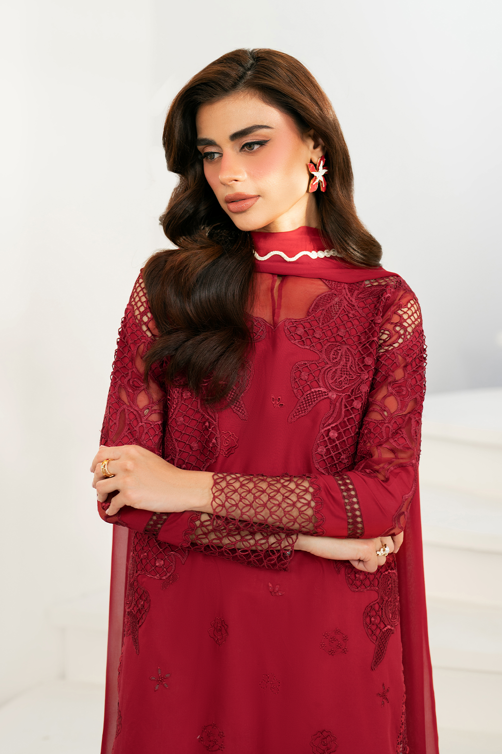 Iznik Festive Embroidered Lawn Edition '25 IFE-01