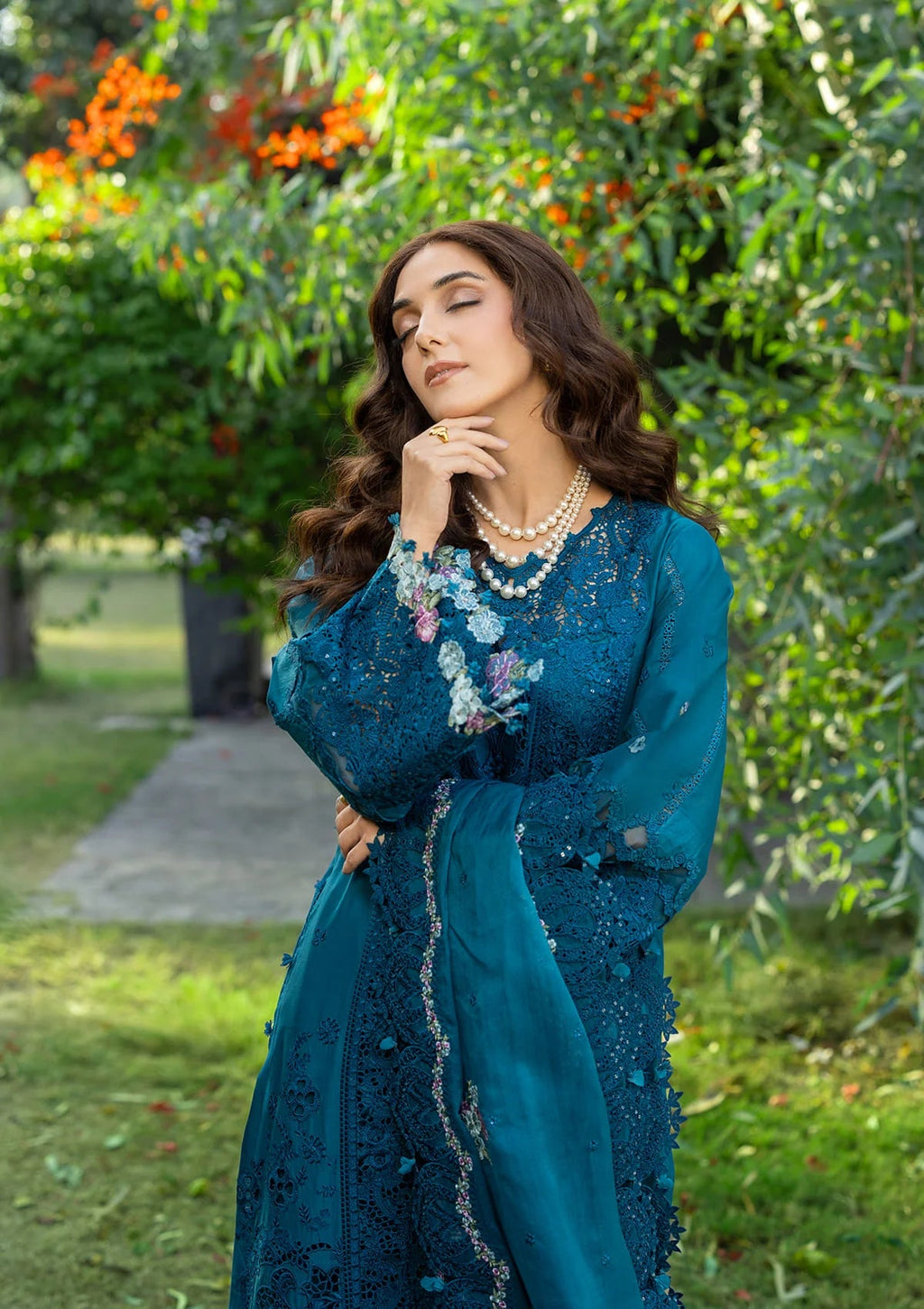 LUXURY LAWN BY ELAF PREMIUM (ELY-06 SAPPHIRE)