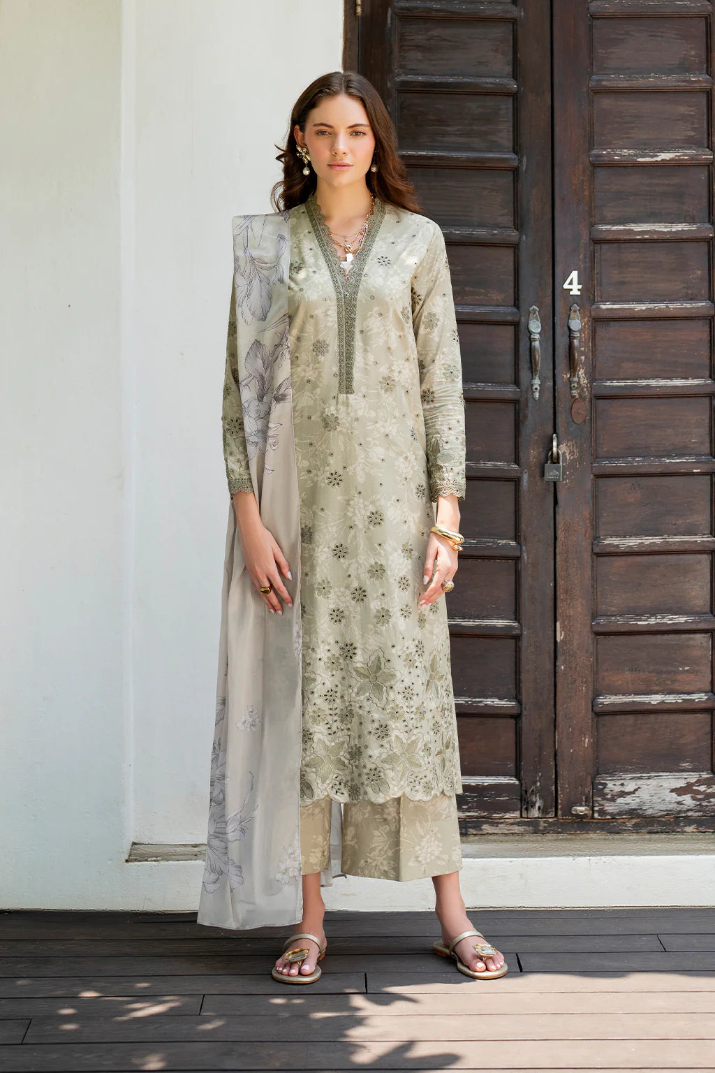 Iznik Embroidered Lawn (SS-07)